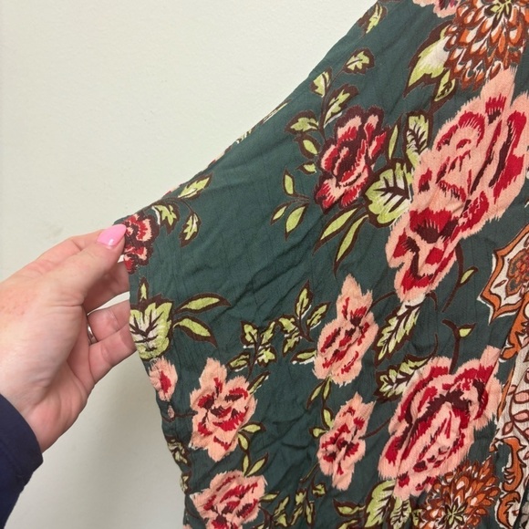 Angies Floral Printed Duster Kimono - Picture 3 of 10